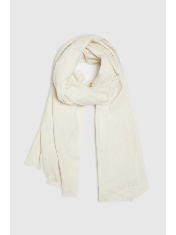 Moodo Hladký béžový šál Moodo