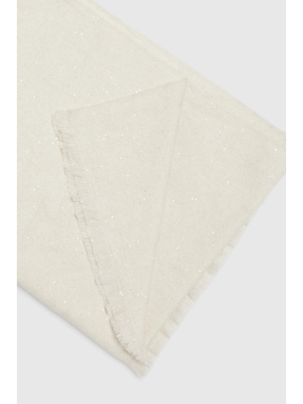 Moodo Hladký béžový šál Moodo