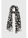 Moodo Krémový šál s leopardím vzorom Moodo
