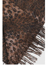 Moodo Šál v leopardím vzore hnedý Moodo