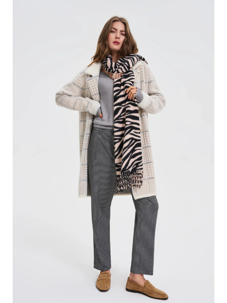 Moodo Šál so zvieracím vzorom béžový Moodo