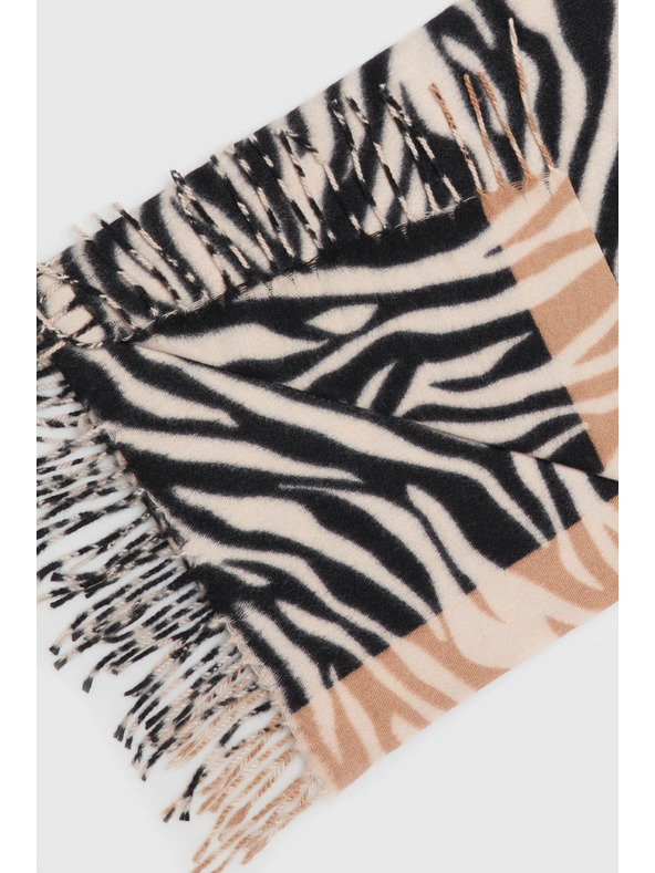 Moodo Šál so zvieracím vzorom béžový Moodo