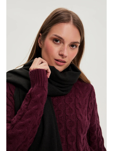 Moodo Šál so strapcom čierny Moodo