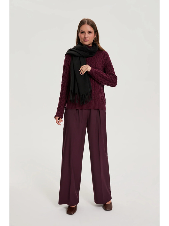 Moodo Šál so strapcom čierny Moodo