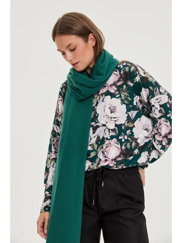 Moodo Šál so strapcom zelený Moodo