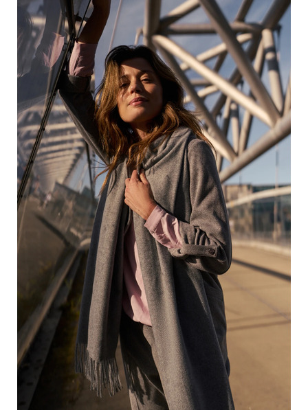 Moodo Šál so strapcom sivý Moodo