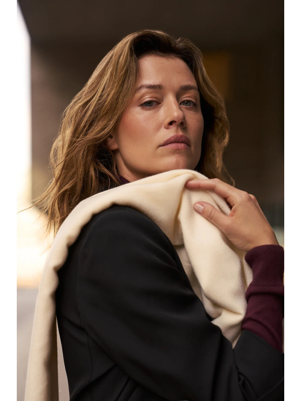 Moodo Šál so strapcom krémový Moodo