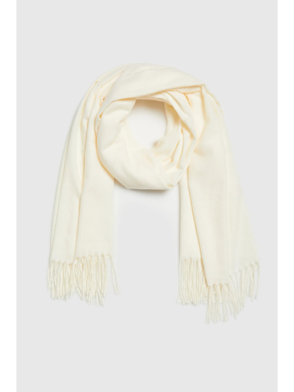 Moodo Šál so strapcom krémový Moodo