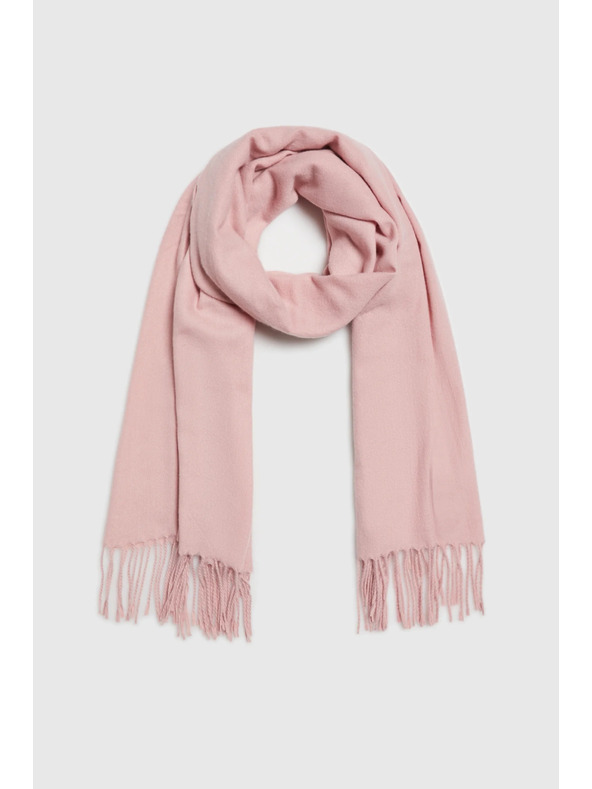 Moodo Šál so strapcom ružový Moodo