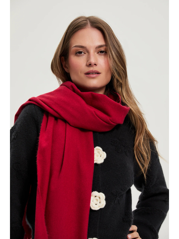 Moodo Šál so strapcom červený Moodo