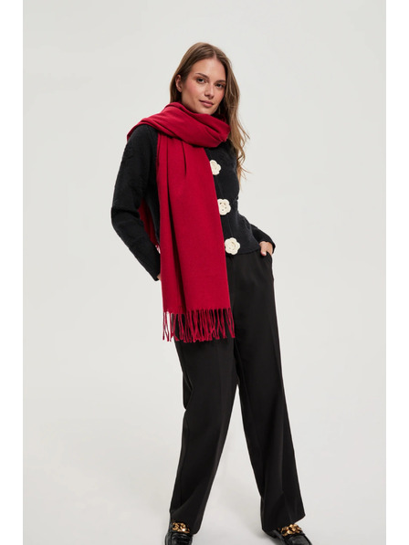 Moodo Šál so strapcom červený Moodo