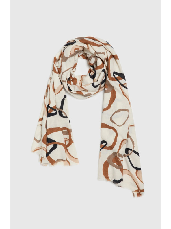 Moodo Šál so vzorom béžový Moodo