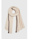 Moodo Hladký béžový šál Moodo