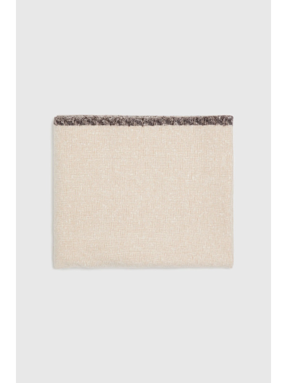 Moodo Hladký béžový šál Moodo