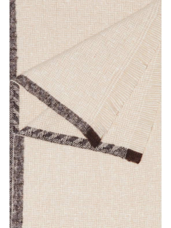 Moodo Hladký béžový šál Moodo