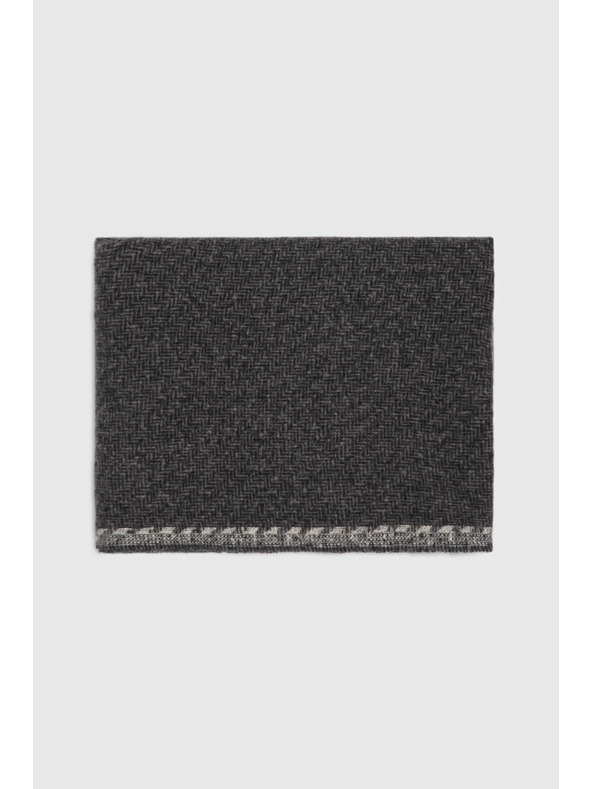 Moodo Hladký tmavosivý šál Moodo