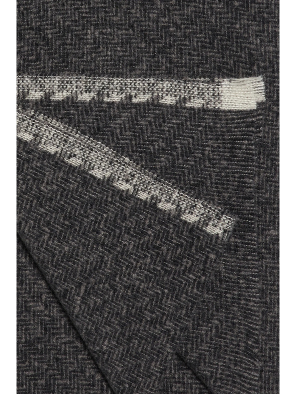 Moodo Hladký tmavosivý šál Moodo