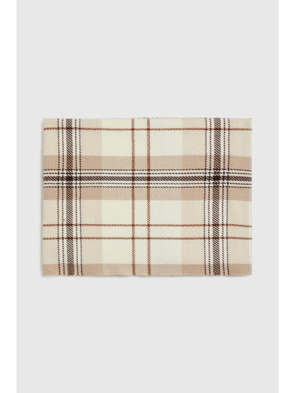 Moodo Šál v kostke béžový Moodo