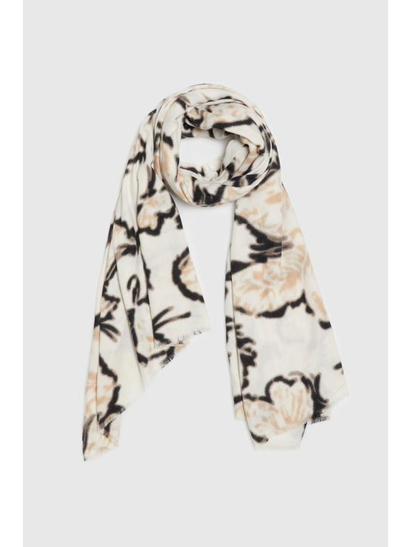 Moodo Vzorovaný šatka béžová Moodo