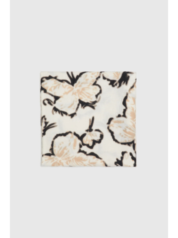 Moodo Vzorovaný šatka béžová Moodo