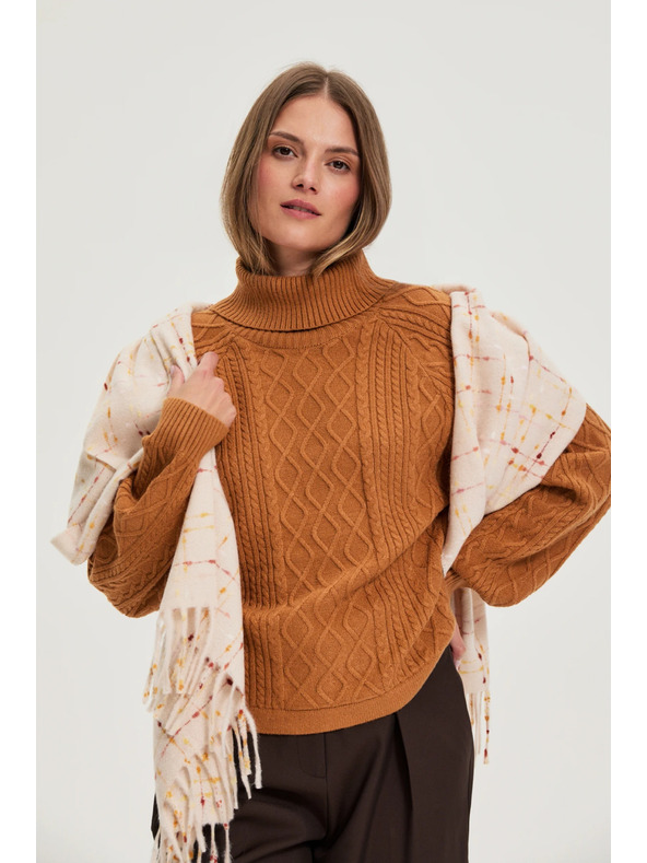 Moodo Šál so strapcom ružový Moodo