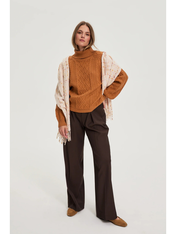 Moodo Šál so strapcom ružový Moodo