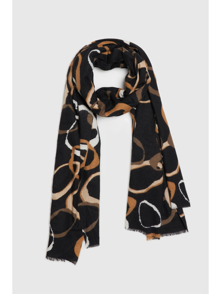 Moodo Šál so vzorom čierny Moodo