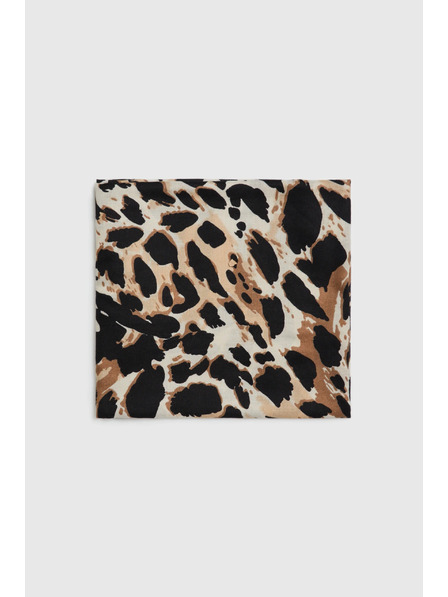 Moodo Šál so zvieracou potlačou béžový Moodo