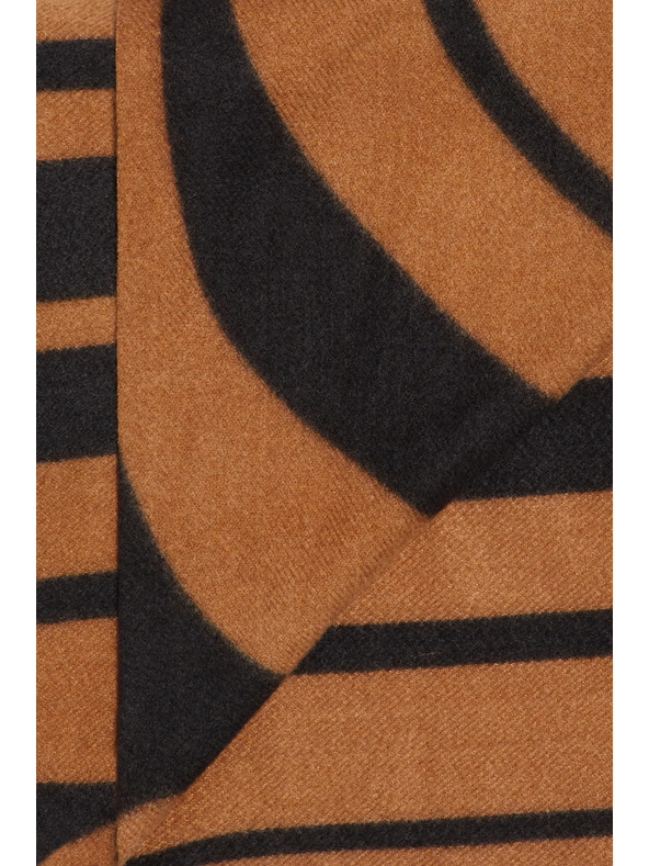 Moodo Šál s geometrickým vzorom hnedý Moodo