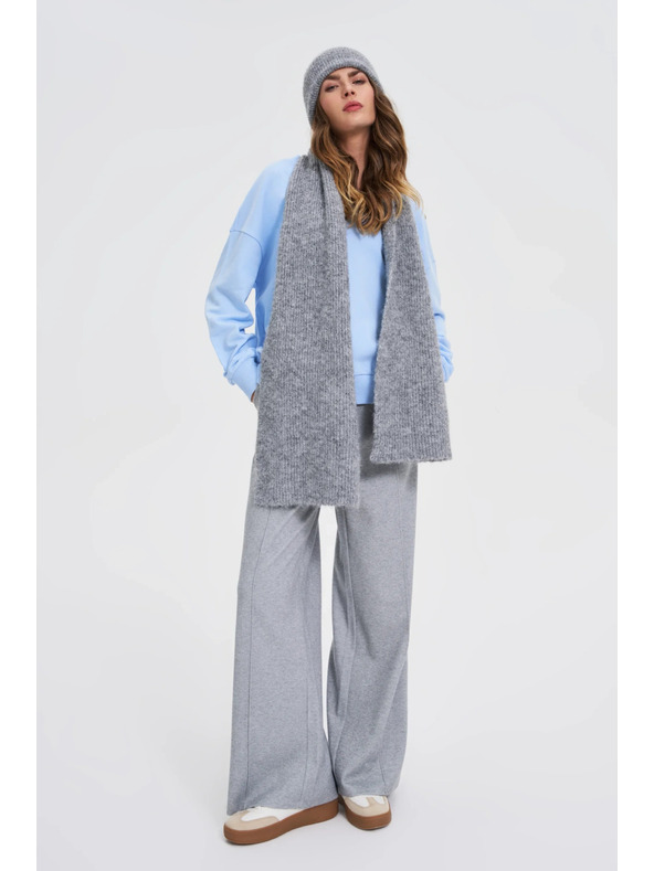 Moodo Šál s prímesou vlny sivý Moodo