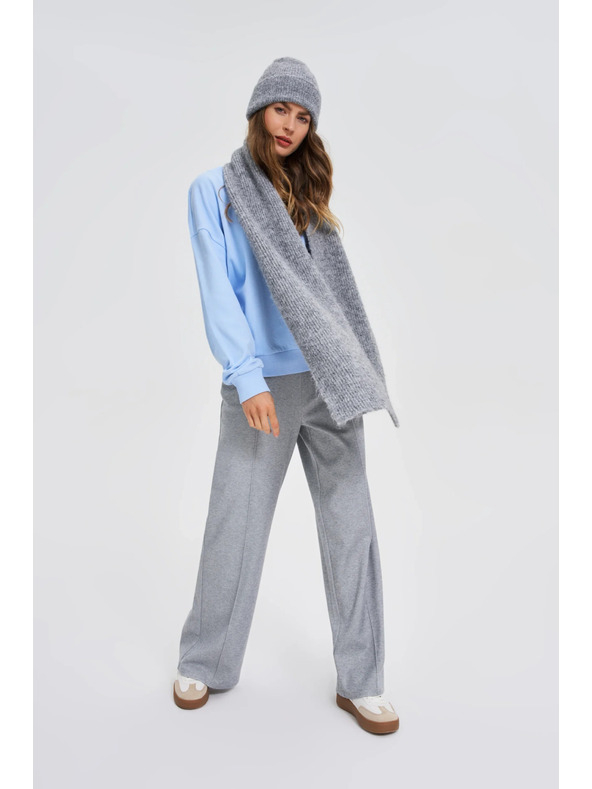 Moodo Šál s prímesou vlny sivý Moodo