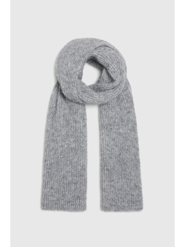 Moodo Šál s prímesou vlny sivý Moodo