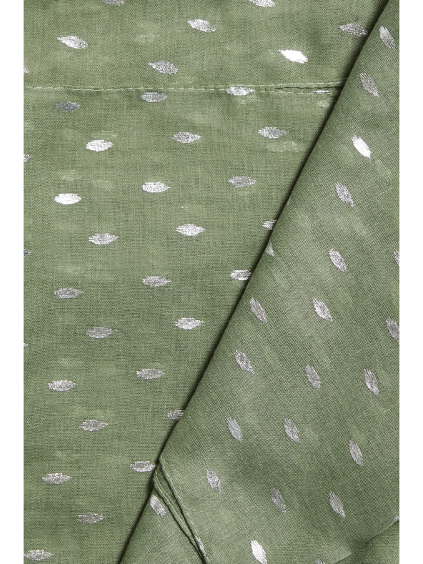 Moodo Šál s potlačením olivový Moodo