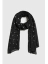 Moodo Šál s metalickým potlačením čierny Moodo