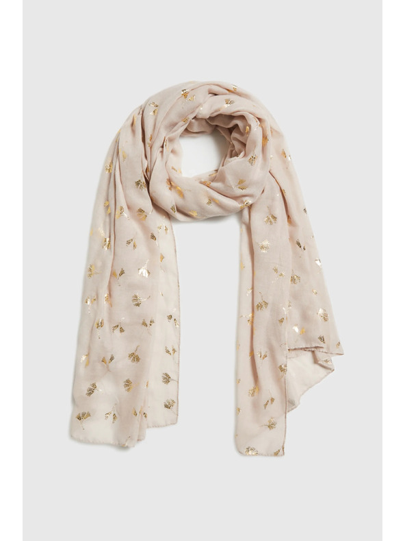 Moodo Šál s potlačením béžový Moodo