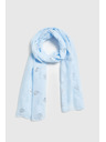 Moodo Šál s kovovým potlačením modrý Moodo