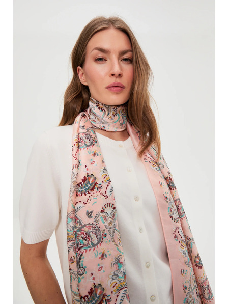 Moodo Šál so vzorom ružový Moodo