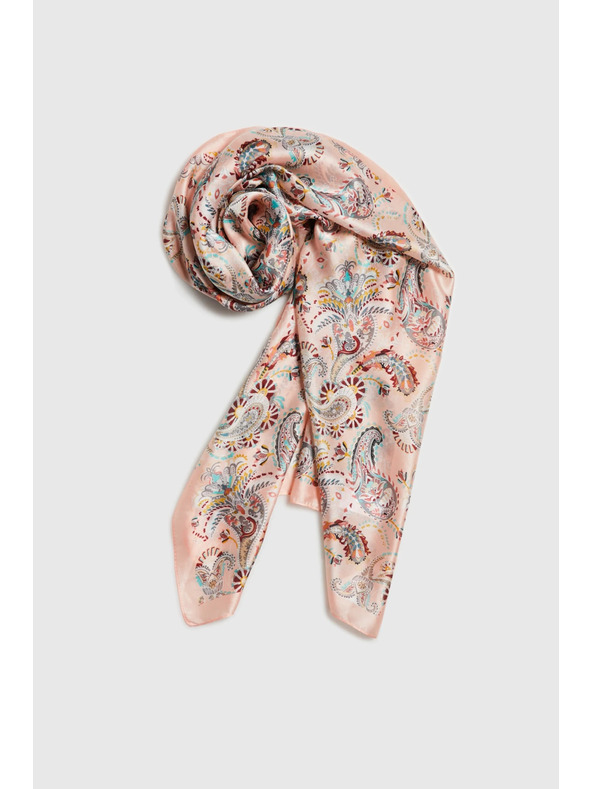 Moodo Šál so vzorom ružový Moodo
