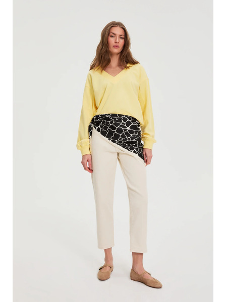 Moodo Vzorovaný šatka čierna Moodo