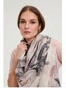 Moodo Vzorovaný šál ružový Moodo
