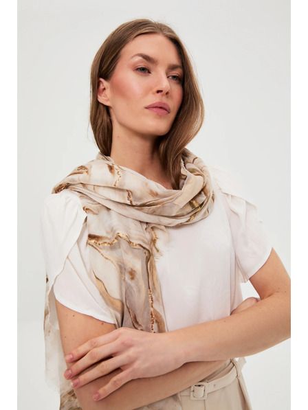 Moodo Šál v mramorovom vzore béžový Moodo