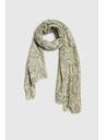 Moodo Vzorovaný šál olivový Moodo