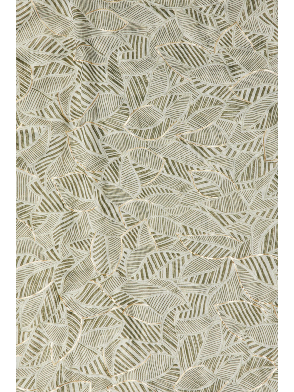 Moodo Vzorovaný šál olivový Moodo