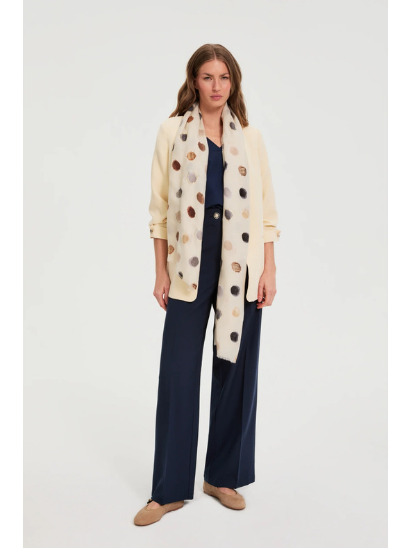 Moodo Šála s bodkami béžová Moodo