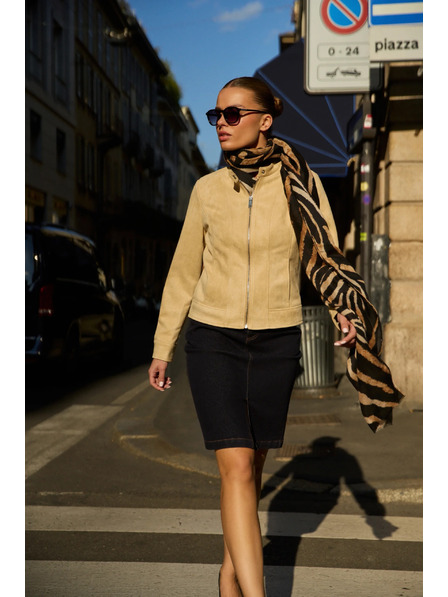 Moodo Šál so zvieracím vzorom čierny Moodo