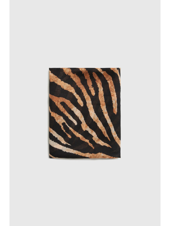 Moodo Šál so zvieracím vzorom čierny Moodo