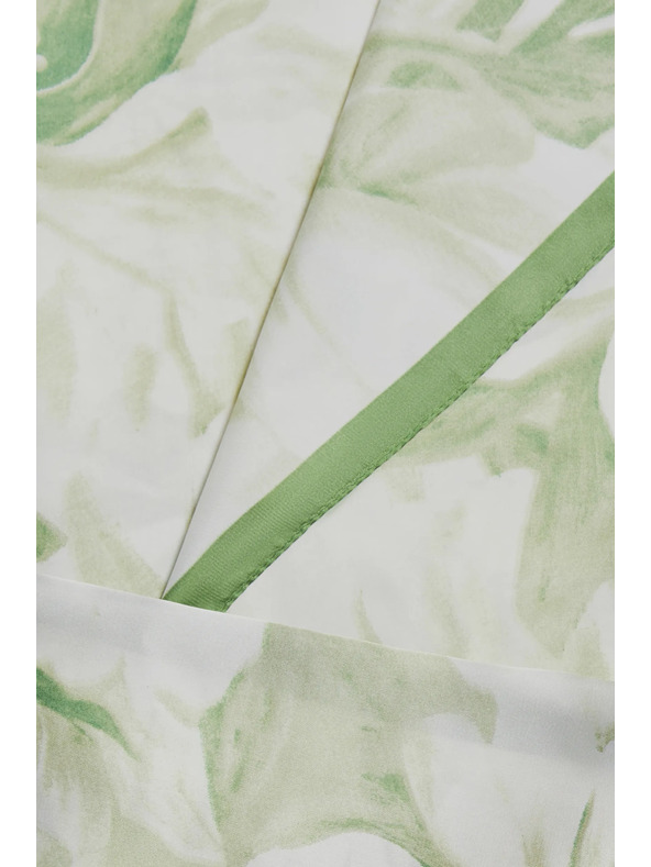 Moodo Vzorovaná šatka zelená Moodo