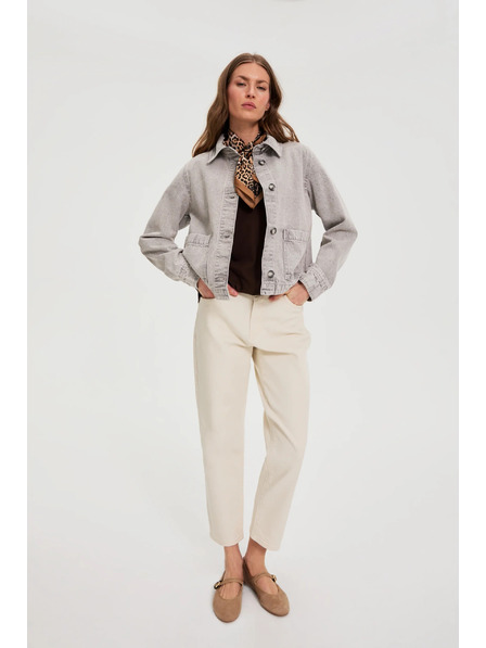 Moodo Šatka s leopardím vzorom hnedá Moodo