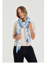 Moodo Vzorkovaný šál modrý Moodo