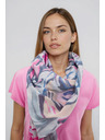 Moodo Vzorovaný šál fuchsiový Moodo
